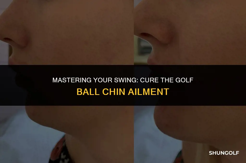 how to fix golf ball chin