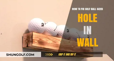 Patching Perfection: Fixing a Golf Ball-Sized Hole in Your Wall