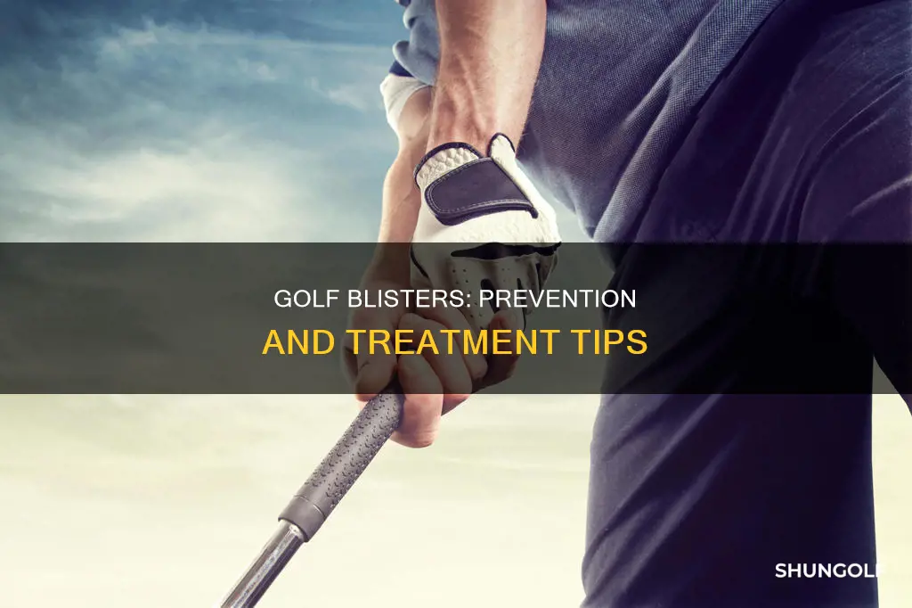 how to fix golf blisters