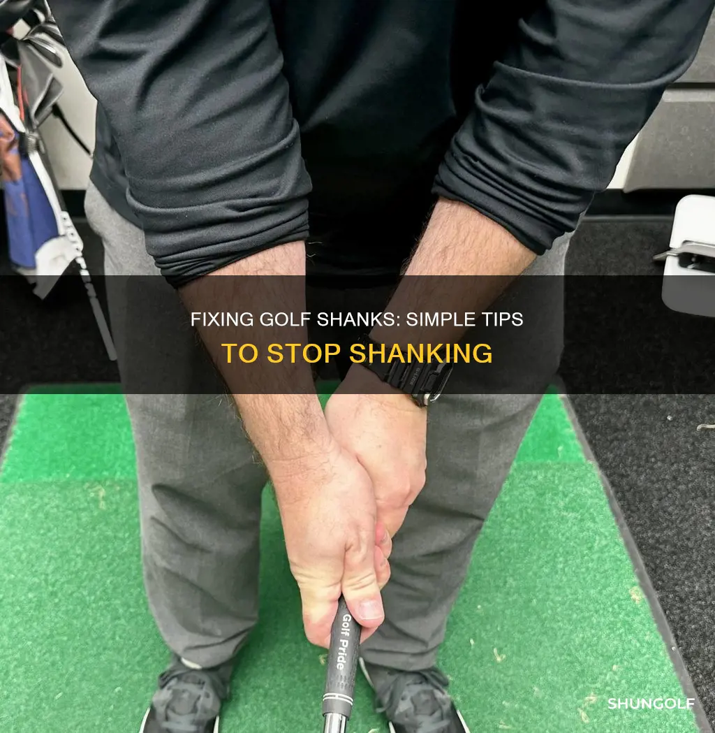 how to fix golf shanks