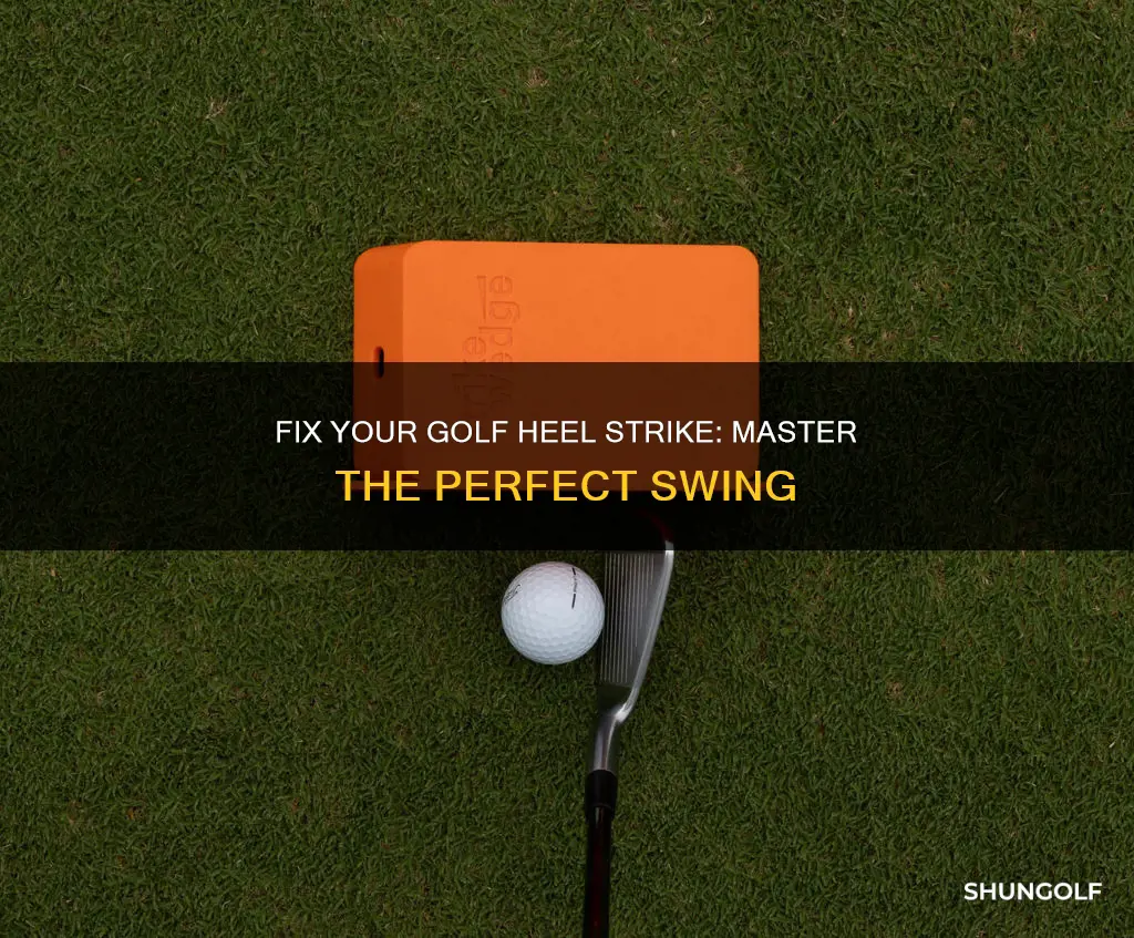 how to fix heel strike golf