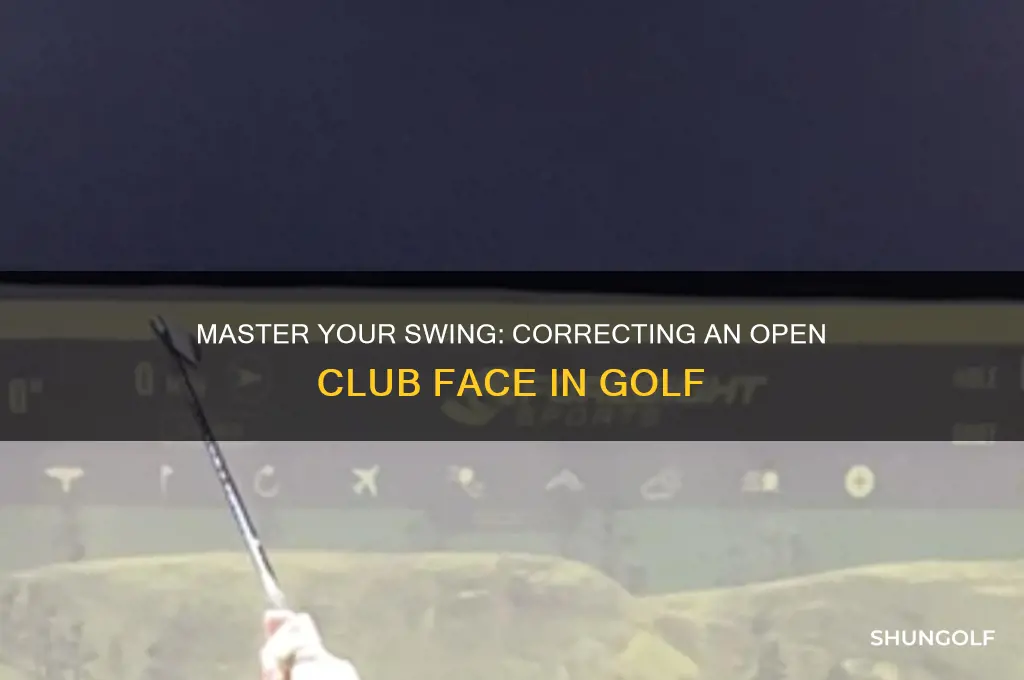 how to fix leaving the golf club face open