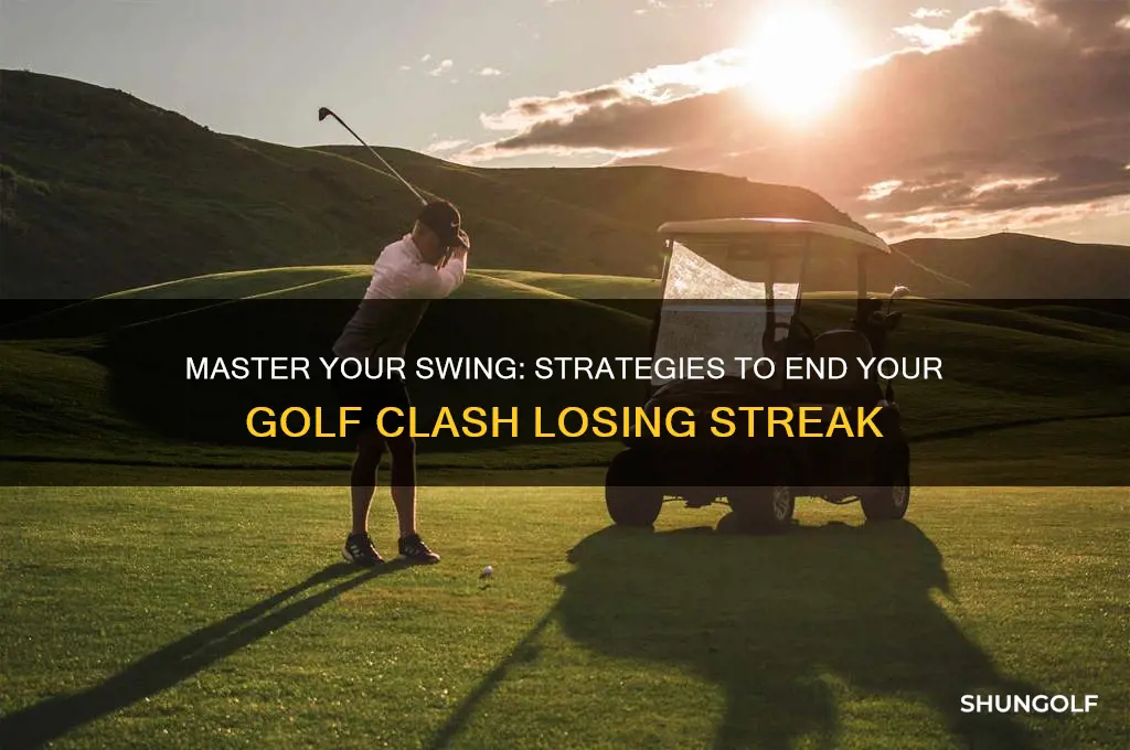 how to fix losing streak on golf clash