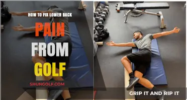 Relieve Golf-Induced Lower Back Pain: Effective Fixes and Prevention Tips