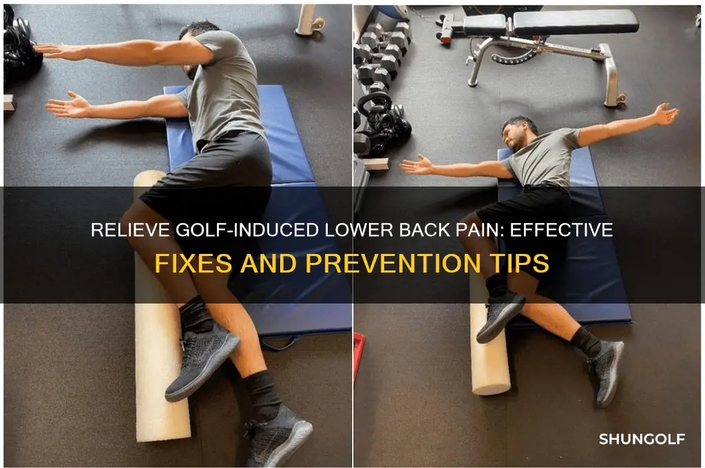 how to fix lower back pain from golf