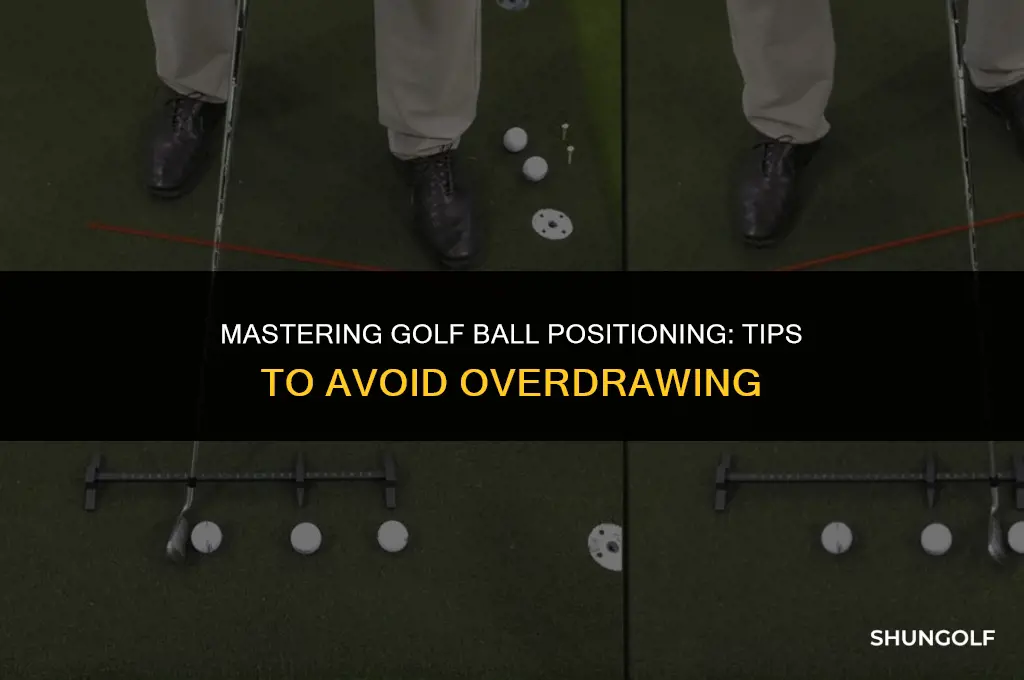how to fix over drawing the golf ball