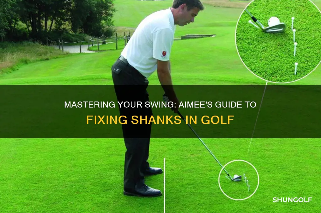 how to fix shank part 2 golf with aimee