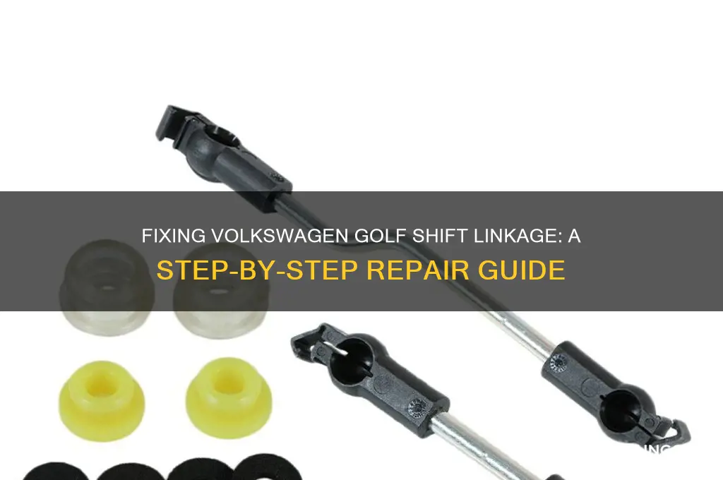 how to fix shift linkage volkswagen golf