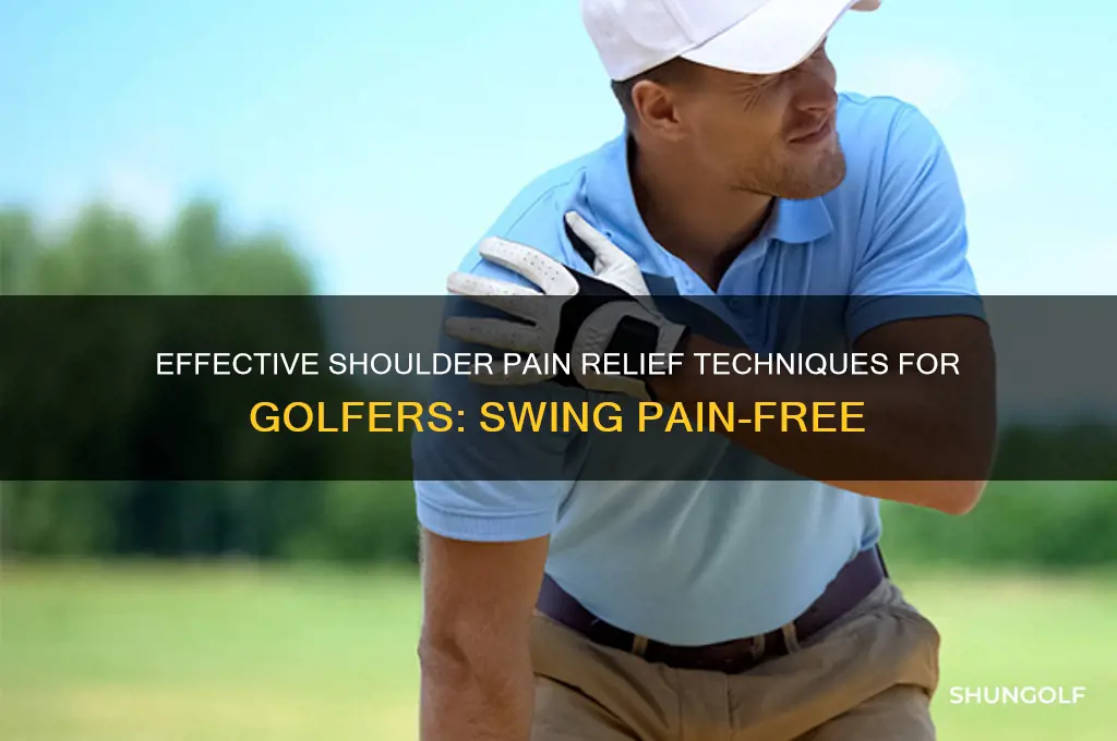 how to fix shoulder pain for golf