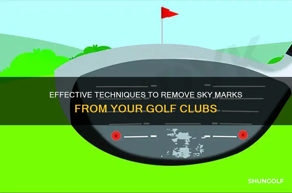 how to fix sky marks on golf clubs