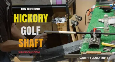 Mending Your Swing: A Guide to Fixing a Split Hickory Golf Shaft