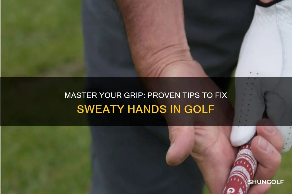 how to fix sweaty hands in golf