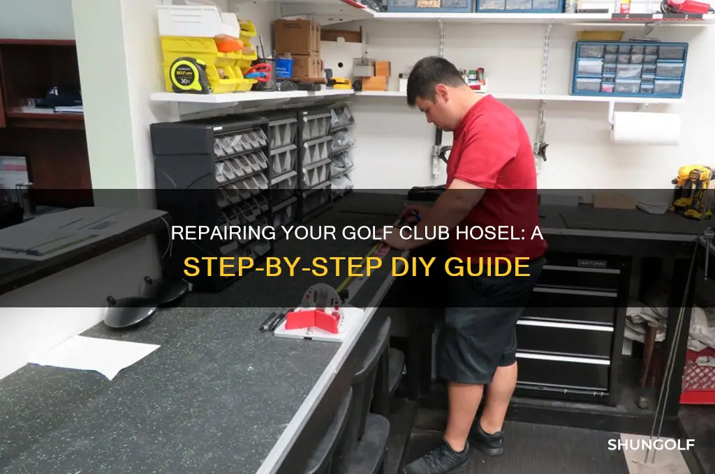 how to fix the hosel on a golf club