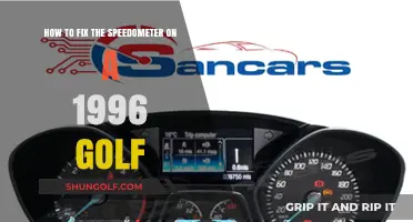 Fixing Your 1996 Golf Speedometer: A Step-by-Step Repair Guide