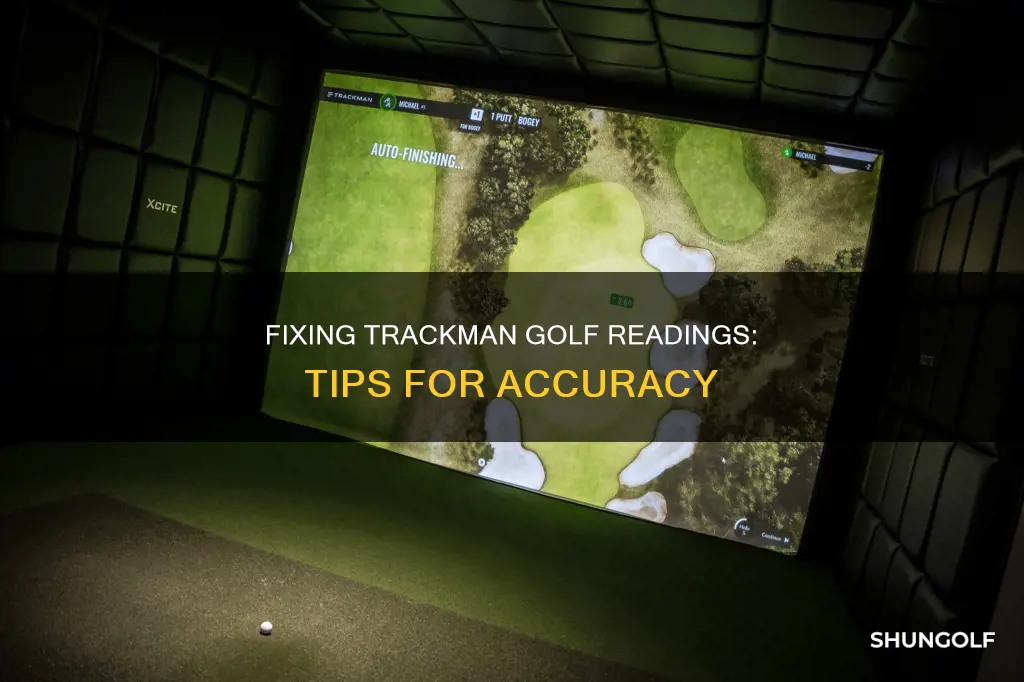 how to fix trackman golf readings