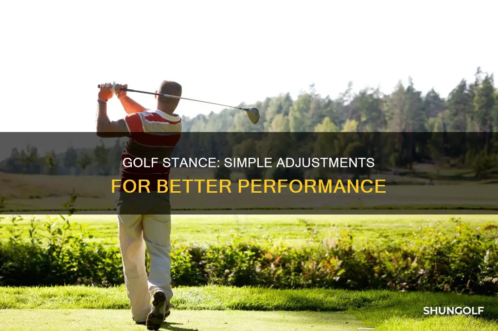 how to fix your golf stance