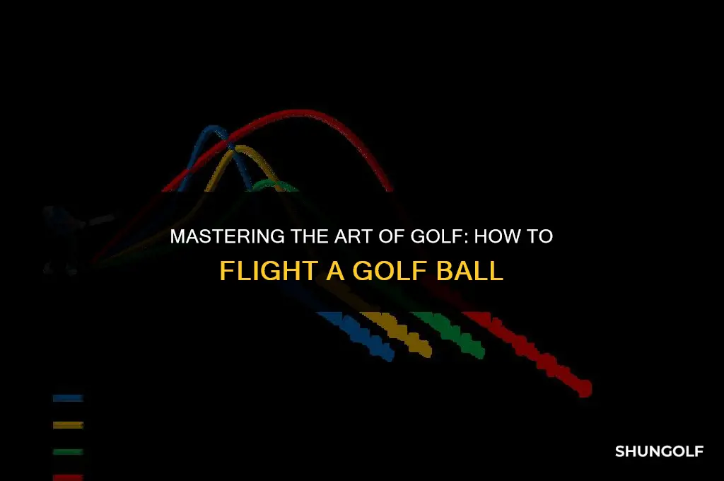 how to flight a golf ball