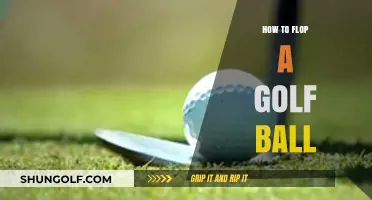 Mastering the Art of Flopping a Golf Ball: Tips and Tricks