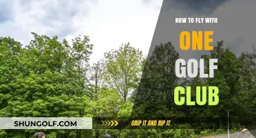Travel Light: Master Flying with Just One Golf Club