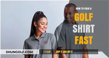 Quickly Fold Golf Shirts: Simple, Efficient, Time-Saving Technique Revealed