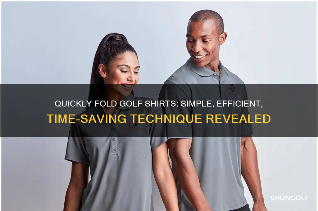 how to fold a golf shirt fast