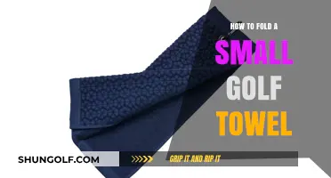 Master the Art of Folding a Small Golf Towel Effortlessly