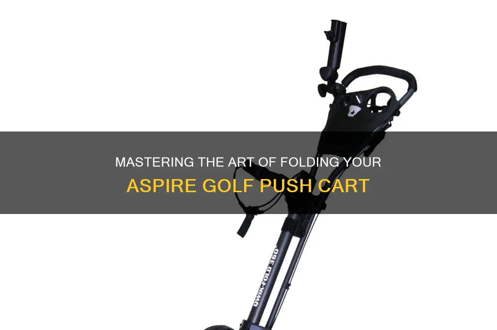 how to fold an aspire golf push