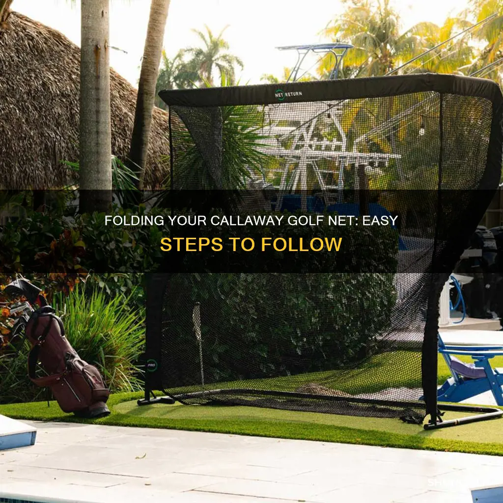 how to fold callaway golf net
