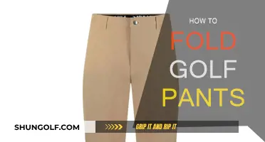 Folding Golf Pants: A Quick Guide to Crisp Creases
