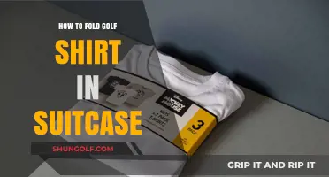 Efficient Packing: Folding Golf Shirts for Wrinkle-Free Travel in Suitcases