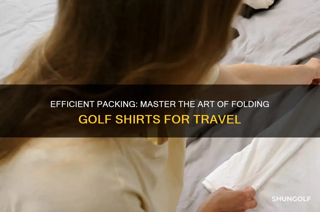 how to fold golf shirts for packing