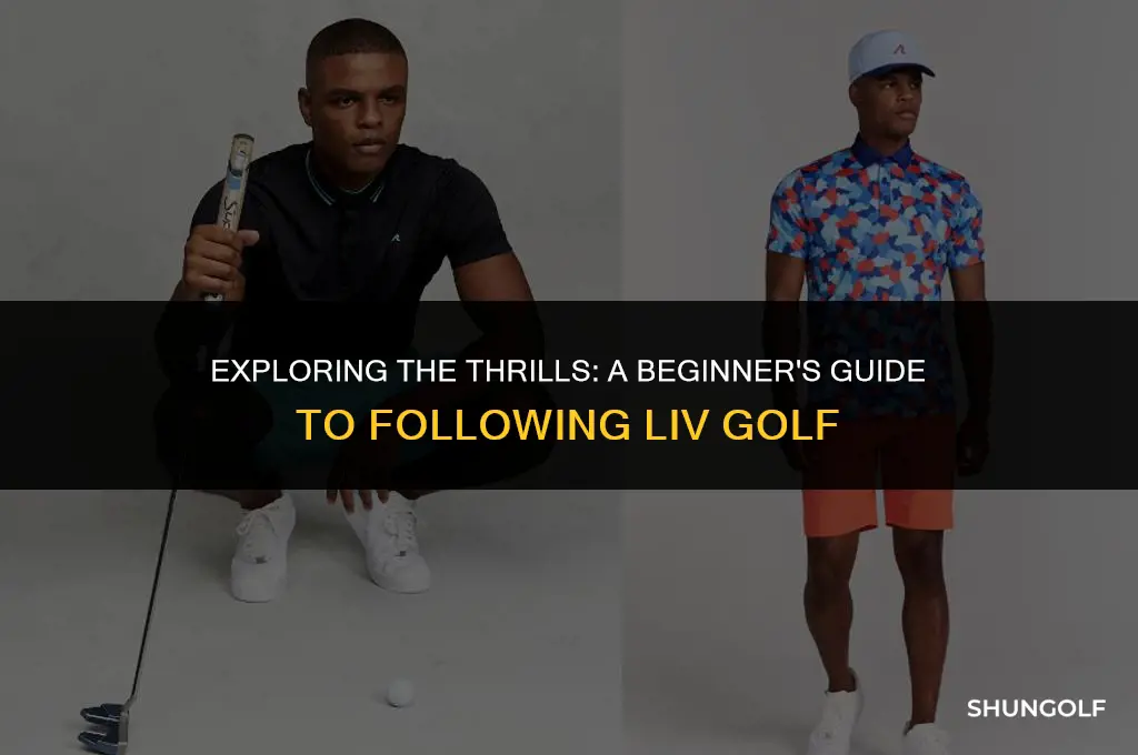 how to follow liv golf