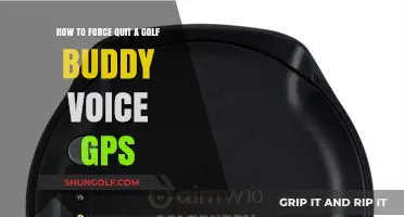 Quick Fix: Force Quitting Golf Buddy Voice GPS Made Easy