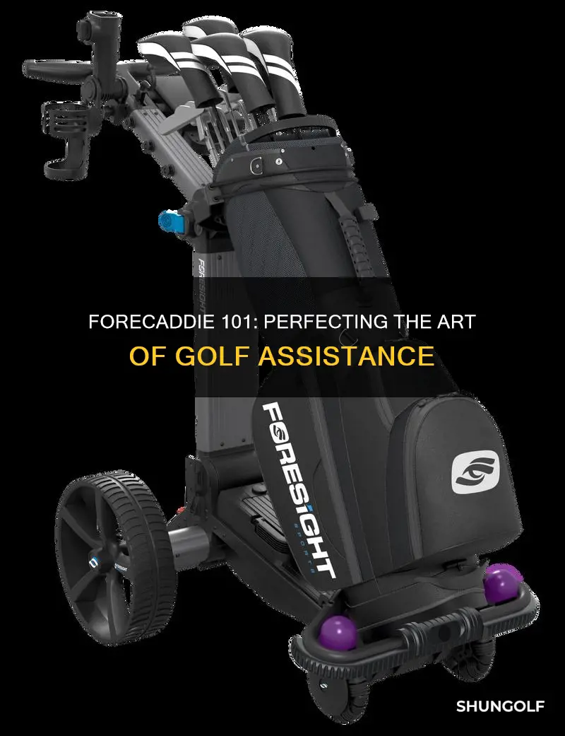 how to forecaddie in golf
