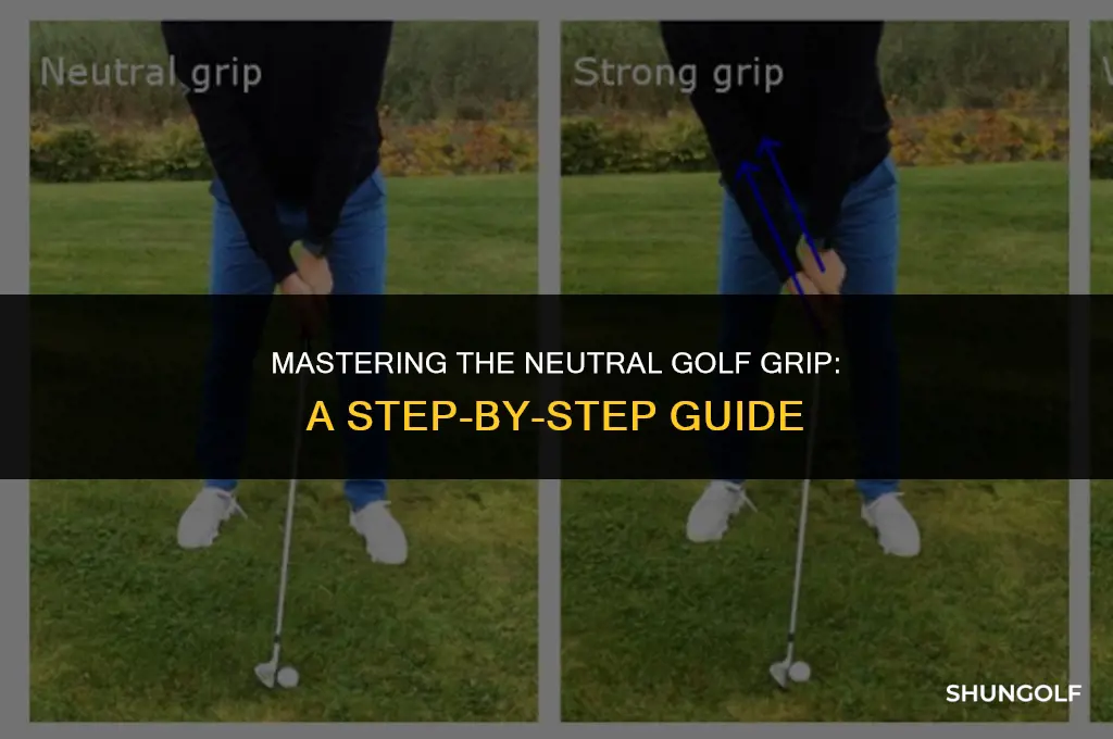 how to form a neutral golf grip