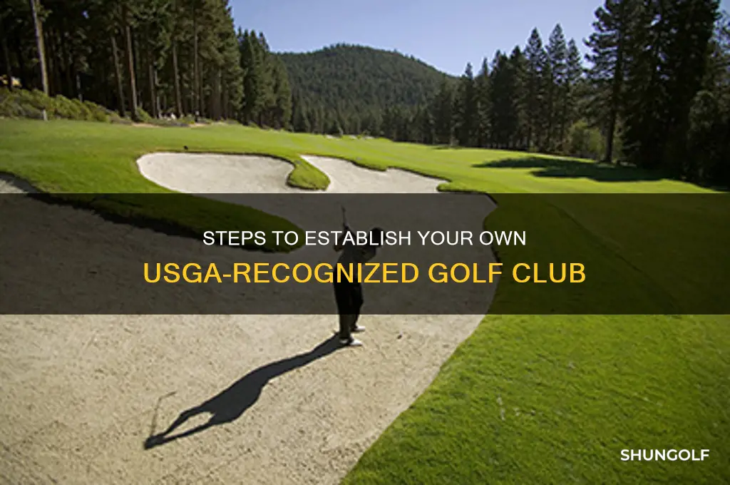 how to form a usga golf club