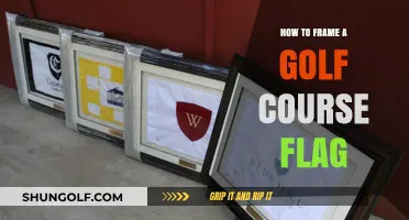 Master the Art of Framing a Golf Course Flag Perfectly