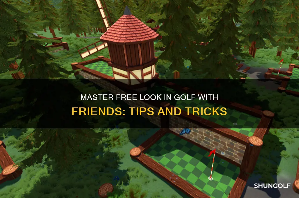 how to free look in golf with friends