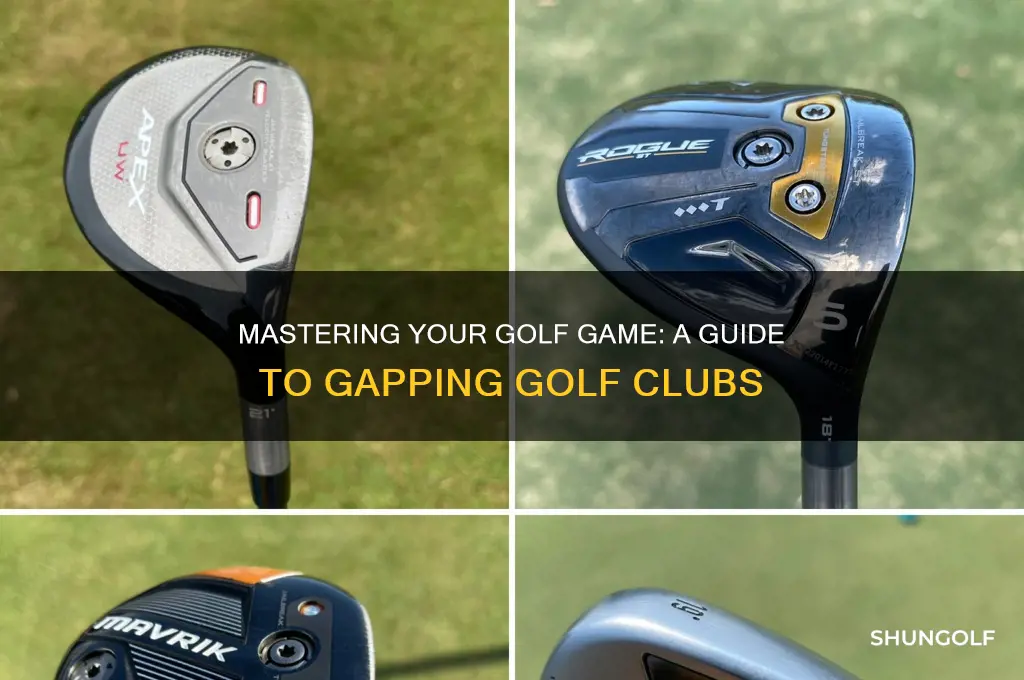 how to gap golf clubs