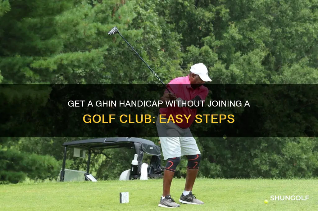 how to gdt a ghin without belonging to golf club