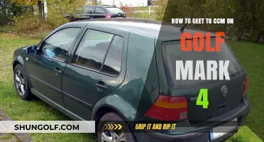 Navigating to CCM on Your Golf Mk4: A Step-by-Step Guide