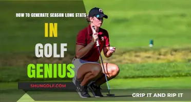 Mastering Golf Genius: A Guide to Tracking Season-Long Stats