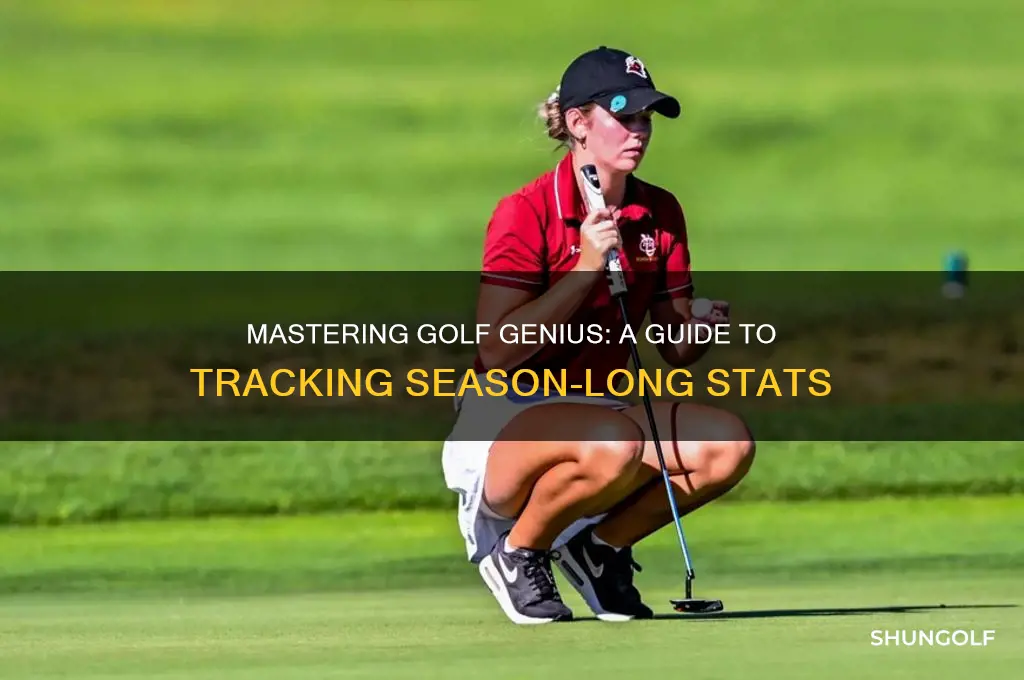 how to generate season long stats in golf genius