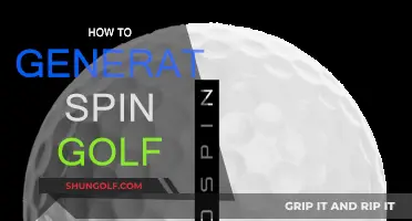 Mastering Spin Generation in Golf