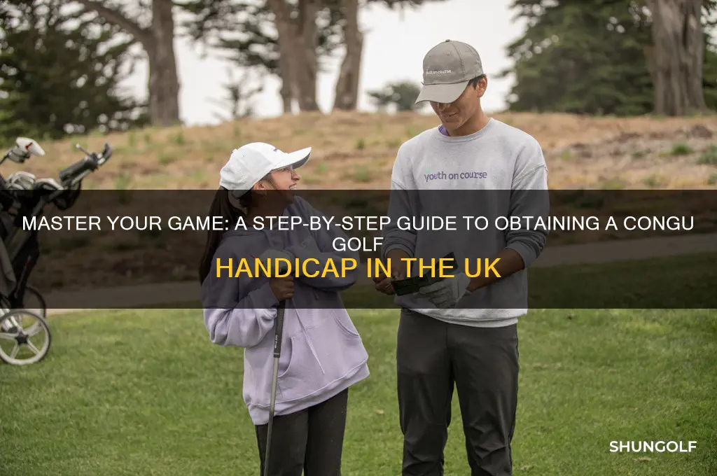 how to get a congu golf handicap uk