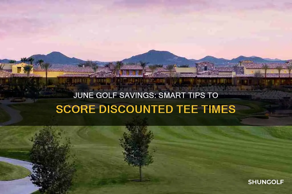 how to get a discount to play golf for june