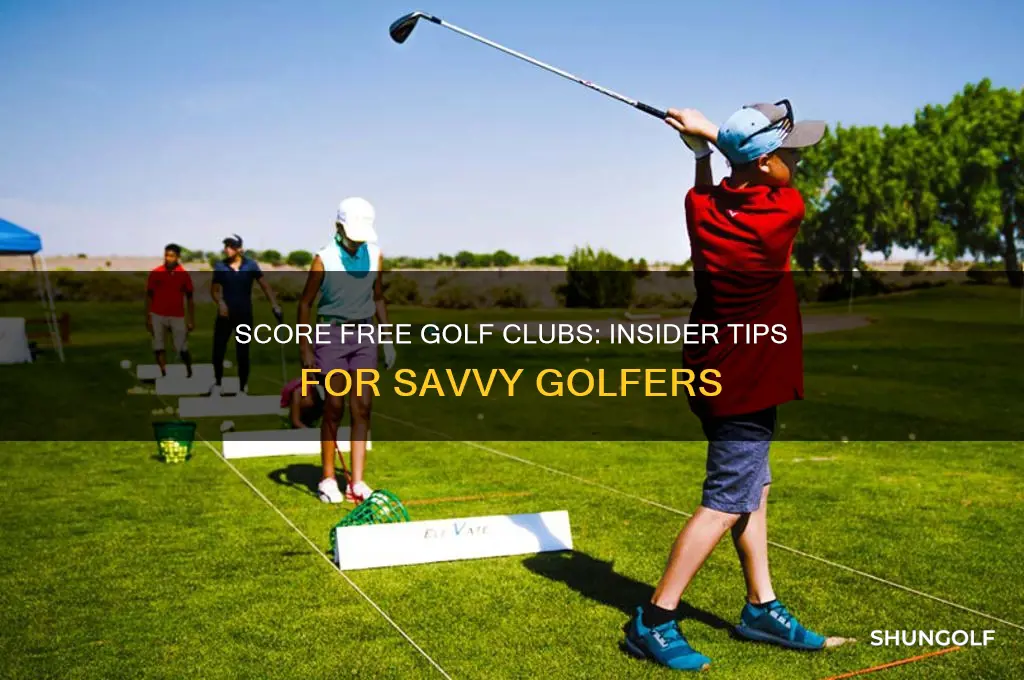 how to get a free set of golf clubs