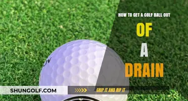 Unclogging Your Game: How to Retrieve a Golf Ball from a Drain