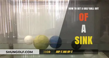 Unclogging Your Sink: A Golfer's Guide to Retrieving Stuck Balls