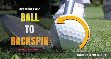 Mastering the Art of Golf Ball Backspin: A Comprehensive Guide